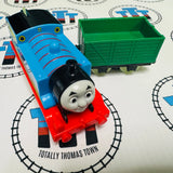 Glow in the Dark Thomas and Green Cargo Car no Cargo (2013) Good Condition Used - Trackmaster Revolution