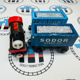 Bertram with Scrap Cars #1 (Learning Curve 2000) Wooden - Used
