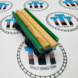 Sawmill Log Car with Logs (Learning Curve 1996) Rare Wooden - Used