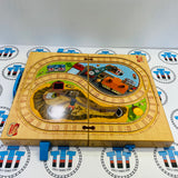 Play and Go Carrying Case (Mattel) Missing Plastic Inserts Wooden - Used