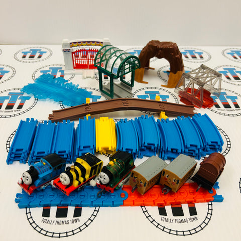 Capsule Plarail Set #7 See Notes - 59 Pieces Used