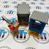 Percy at the Dieselworks Set #2 (LIGHT ONLY NO SOUND/Missing Cargo Bin) Fair Condition Wooden Rare - Used