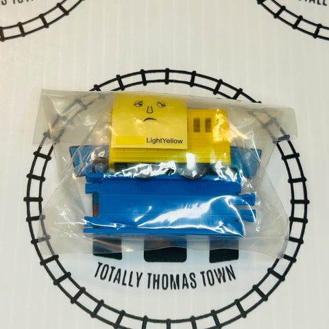 Yellow and White Narrow Gauge Coach Pull Along Capsule Plarail - New