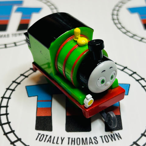 Percy Worried No Stickers Capsule Plarail Pull Along “All Engines Go” - Used