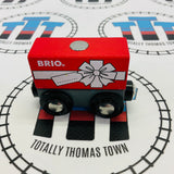 BRIO 33987 Christmas Present Cargo Car (Different Base) Wooden - Used