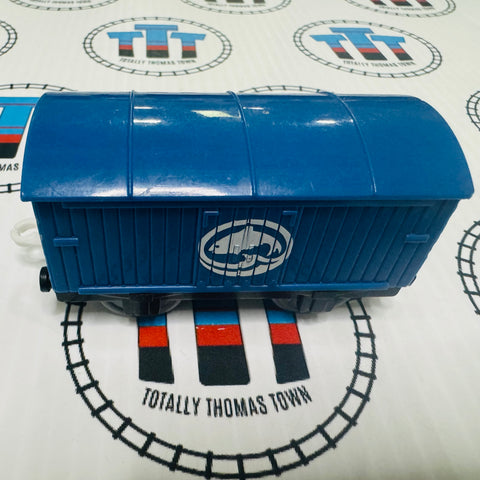 Blue Box Car with Fish (2009) Used - Trackmaster