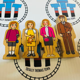 Family of Four #1 (Learning Curve 2001) Wooden - Used