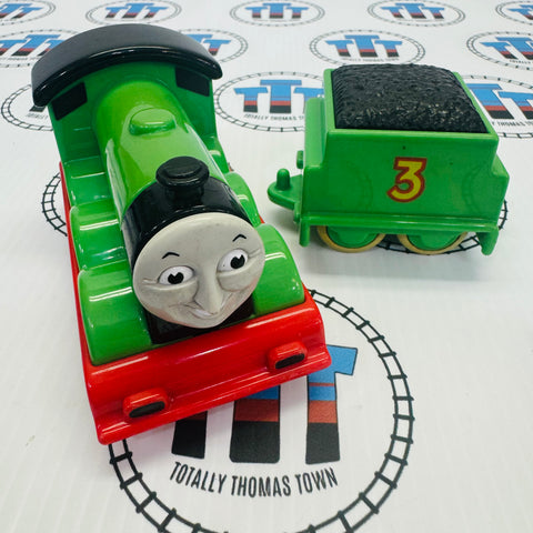 Henry and Tender Discoloured Wheels Golden Bear My First Thomas - Used