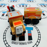 Flynn & Tender (Thomas Wood Unpainted Mattel) Good Condition Wooden - Used
