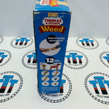 Straights & Curves Track Pack (Thomas Wood Mattel) Wooden - New in Fair Condition Box