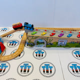 Musical Melody Tracks Set #1 with Train (Track No Road/Small Chips) Wooden - Used