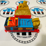 Roman Thomas with Red Cargo Car (2013 Mattel) Used - Trackmaster Revolution