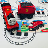 James & Tender with Card (Learning Curve) Wooden - Used