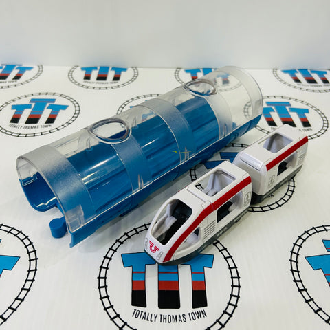 BRIO 33890 Travel Train & Tunnel Wooden - Used