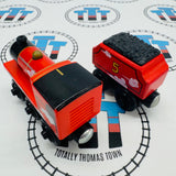 James & Tender Roll and Whistle (Mattel) Wooden - Used