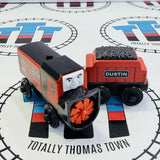Dustin and Tender and Book (no cover for book) (Mattel) Good Condition Wooden - Used