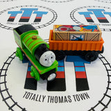 Reg and Percy at the Scrapyard Set #2 Modified Track/Fair Condition Silver Track with Trains - Used