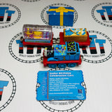 Thomas & Sodor Birthday Celebration Cars (2002) #1 Low Water Very Good Condition with Bent Character Card Used - Take Along