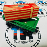 Cargo Car Green with Present Cargo Wooden - Used