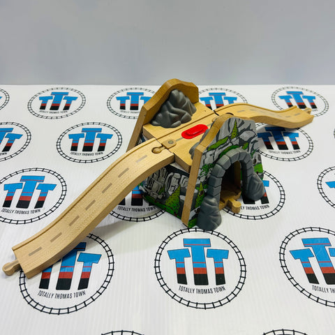 Mountain Overpass Tunnel with Sound and Track #3 Wooden - Used