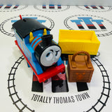 Cranky the Crane Cargo Drop Set #1 with Thomas (Painted Buffers), (Missing Buffer/Different Cargo) Used - All Engines Go Trackmaster Revolution