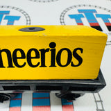 Cargo Car Black with Cheerios Cargo (Learning Curve 1999) Chipping Paint Rare Wooden - Used