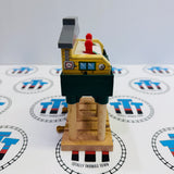 Deluxe Over the Track Signal House Good Condition #1 Wooden - Used