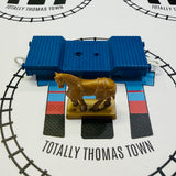 Flatbed Car with Armoured Horse (2009) Used - Trackmaster