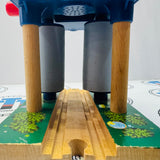 Sodor Wash Down Green #4 (One Side Not Moving) and Crank Stiff to Turn #2 Wooden - Used