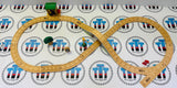 Conductor’s Figure 8 Set #4 Stiff to Pull Wooden - Used