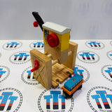 Sodor Cargo Crane with Orange Cargo Car Wooden - Used