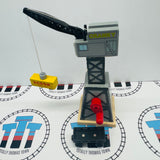 Cranky the Crane Grey (1999) with Different Cargo Car #3 Knot in String Fair Condition Wooden - Used