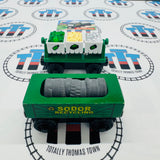 Recycling Cars with Rubber Piece and Card (Learning Curve) Good Condition Wooden - Used