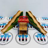 3 Layer Mountain Tunnel Clickity Clack #2 Chipped/Fair Condition Wooden - Used