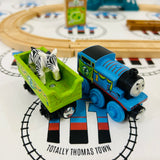 Thomas Wood (2018) Animal Park Set Complete with Trains (Painted Mattel) Used- Thomas Brand