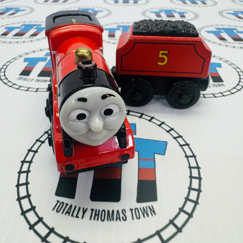 Battery James & Tender (Mattel) Wooden - Used