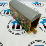 Thomas Stone Tunnel Dark Grey Roof Clickity Clack Fair Condition #1 Stained on Bottom Wooden - Used