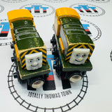Iron Arry & Iron Bert (Learning Curve) Poor Condition Chipping Paint Wooden - Used