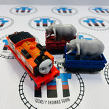 Nia and the Elephant Set with Train Complete Used - Trackmaster Revolution