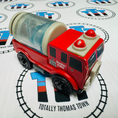 Sodor Fire Water Tanker NO Water (Learning Curve) Wooden - Used