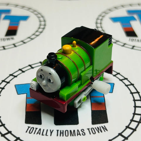 Percy Newer Face No Stickers Capsule Plarail Wind Up - Used