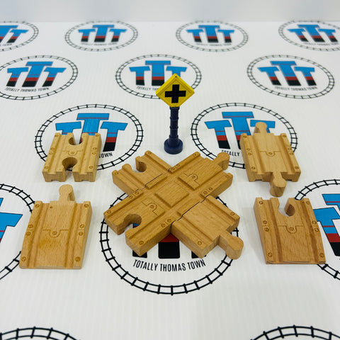 Chuggington Track Pack 7 Pieces Wooden - Used