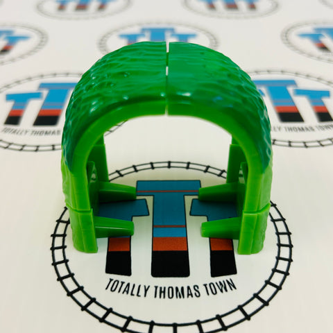 Two-Tone Green Tunnel Capsule Plarail - Used