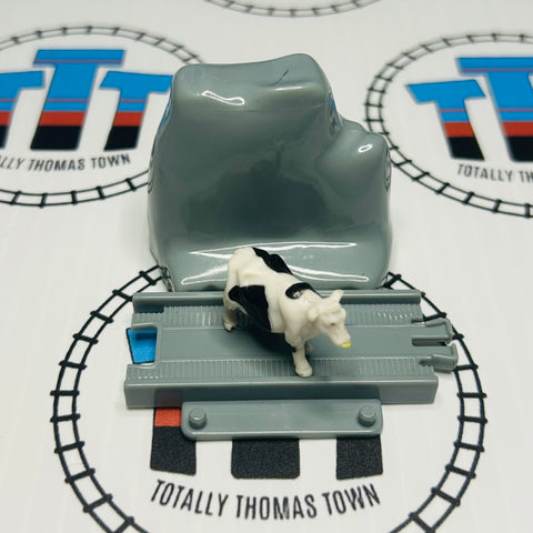 Grey Mountain Track and Cow Capsule Plarail - Used