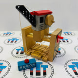 Sodor Cargo Co. Crane #7 Clickity Clack with Cargo (Bent Side) (1997) Wooden - Used