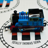 Thomas Eyes Right Grinning Newer Face Peeling/Missing Stickers Pull Along Capsule Plarail - Used