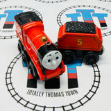Motorized Battery James & Tender (Mattel) Slow Wooden - Used