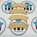 Curved Road Track 6.5" - 4 Pieces Thomas Brand Wooden - Used
