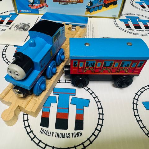 Thomas the Tank Engine 10 Years in America Special Edition (Learning Curve 2000) New/Excellent Condition Wooden - New/Used