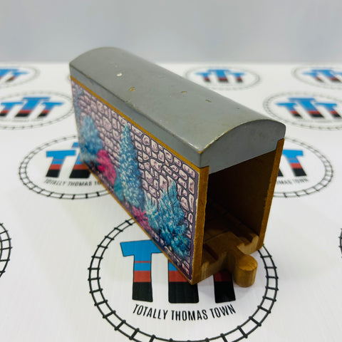 Thomas Stone Tunnel Clickity Clack Fair Condition Discoloured/Ripped Sticker Rare Wooden - Used